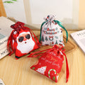 Wholesale New Creative Gift Packaging Bags Drawstring Gift Bags Christmas Party Aluminum Foil Candy Bags New Year