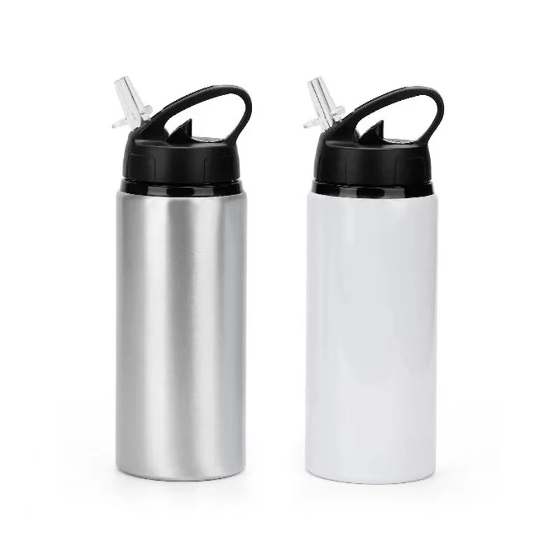 Customized Design 600ML Aluminum Sport Bottle Wide Mouth Sublimation Blanks Climbing Kettle