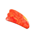 Huiying Wholesale Chinese Natural Polished Mookaite jasper Facial Guasha Board Claw Tools for Boay Massage