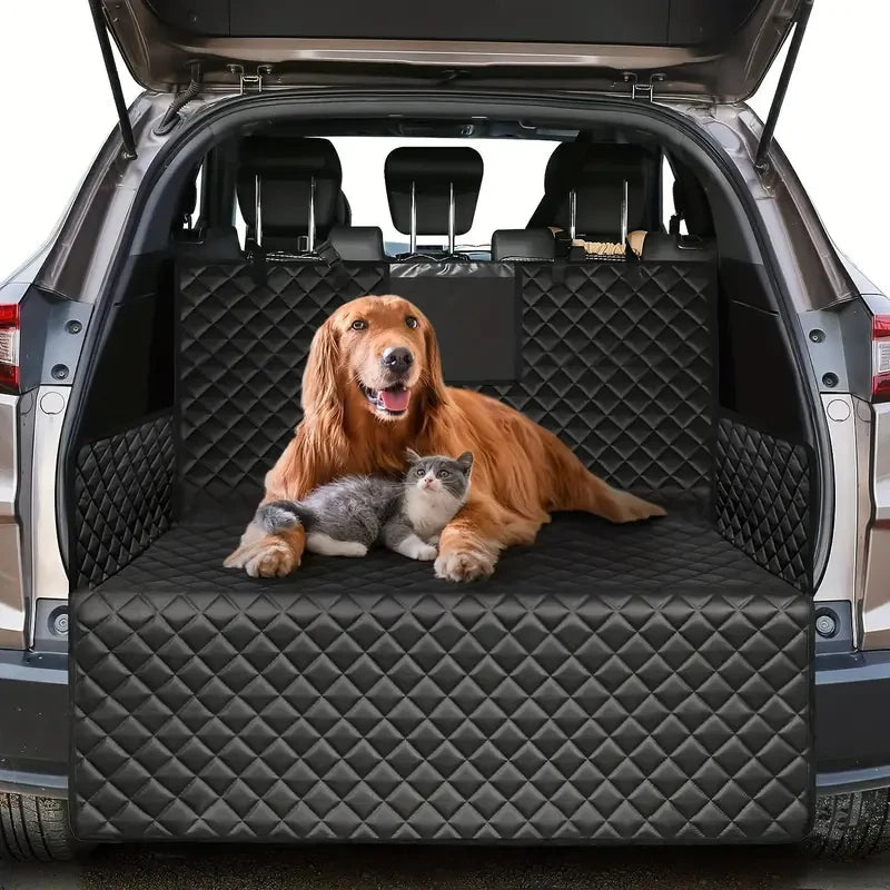 Pet Travel Universal Durable Washable Dog Car Seat Cover Cargo Mat for Medium Small Car Truck SUV