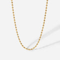 Hip Hop Kolye Oval Ball Link Chain Beads Stainless Steel Necklace 14 K Gold Plated Beaded Stainless Steel Necklace