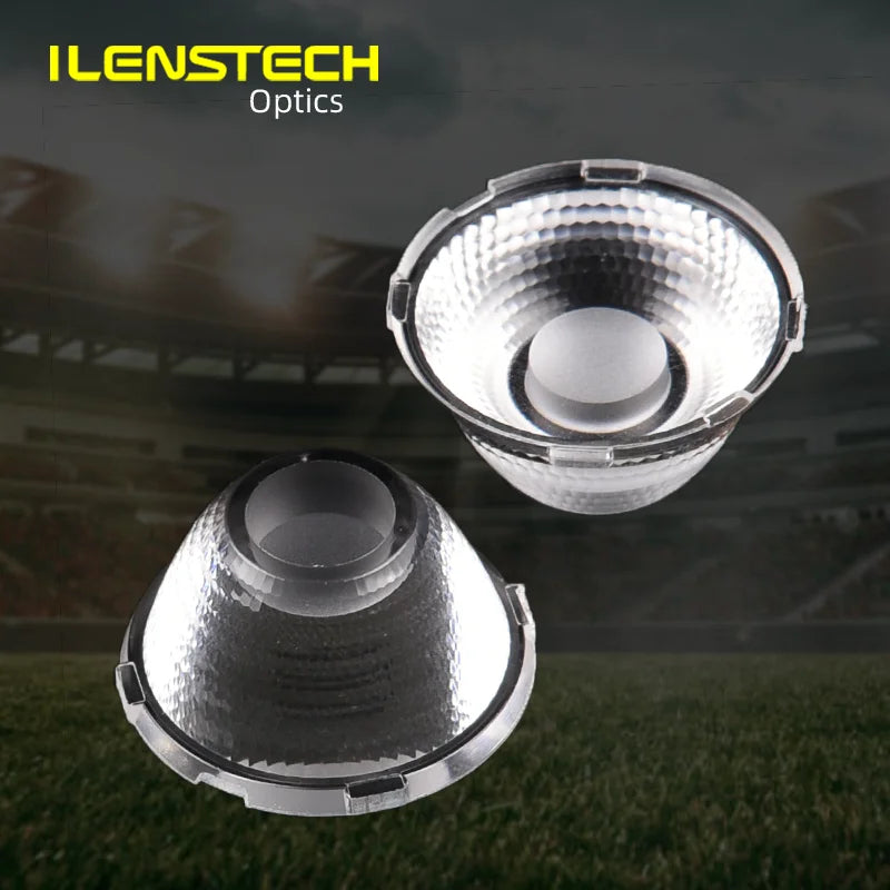 Ilenstech Clear High Power LED Lens Optical Led Lens 60 Deg 22mm Diameter