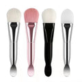 Facial Mask Brush Silicone Soft Bristles Double-headed With Digging Spoon Daub-type Face Clay Mask