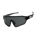 Wholesale Bright Black Cycling Glasses Polarized Black Beach Volleyball Sunglasses