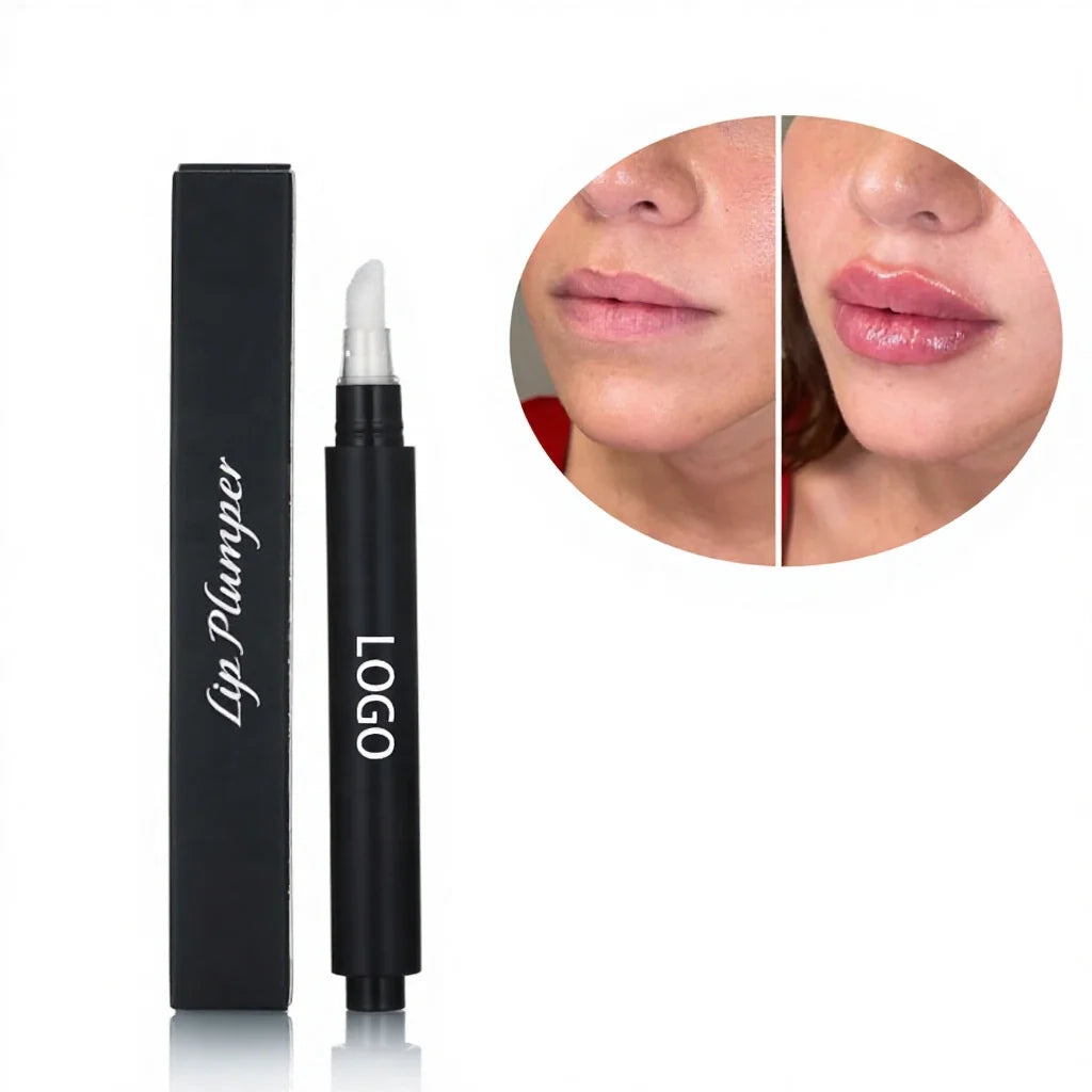 Long-term Effect Natural Plump Herbal Hyaluronic Acid Moisturize Tantalizing Vegan Liquid Lip Plumper for Custom Logo