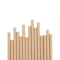 Hot Sales Wood Eco-friendly Disposable Luxury Biodegradable 100% Recycled Paper Drinking Straws Solid Color Customized Party
