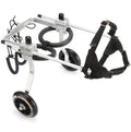 Adjustable Aluminum Dog Wheelchair Aviation-Style Lightweight and Easy-to-Assemble for All Sizes (XXXS-XXL)