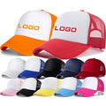 Wholesale Custom Logo Embroidery Cotton 5-Panel Plain Baseball Truck Hat Sporty Mens Trucker Mesh Cap