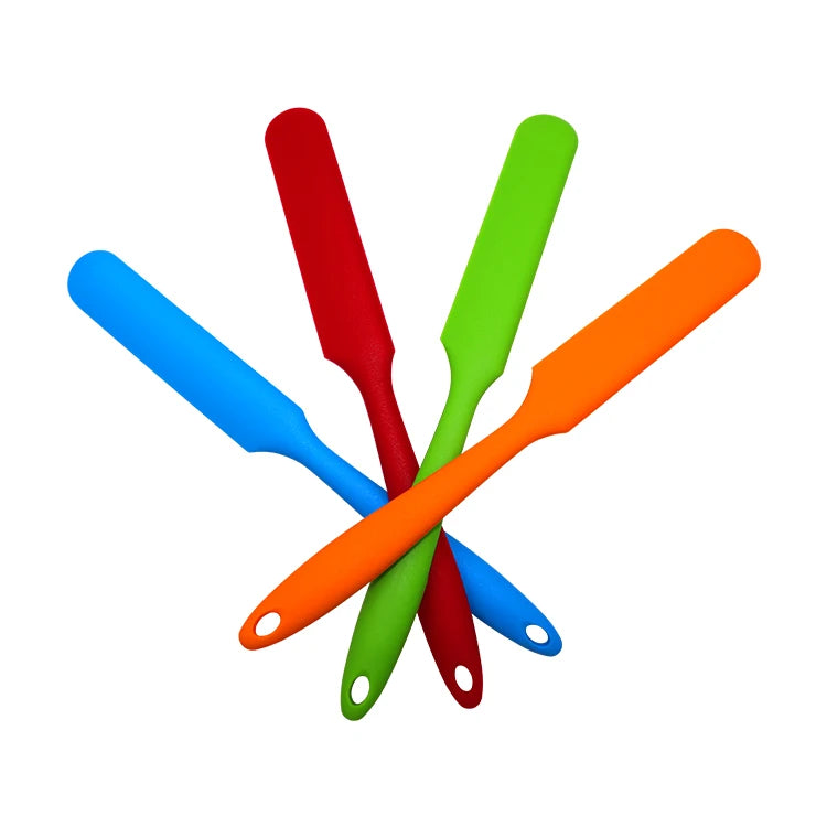 New Silicone Baking Tool Cake Cream Butter Spatula Mixing Batter Scraper Brush Bakeware Baking Tools Kitchen Accessories