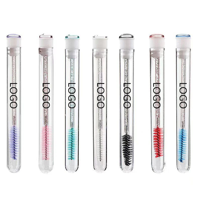 Oem Private Label Disposable Crystal Mascara Lash Brush for Lash Extension with Tube