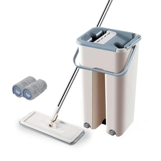Best Selling Products  Magic Squeeze Floor Cleaning Mop Microfiber Mop Pads Wet and Dry Flat Mop