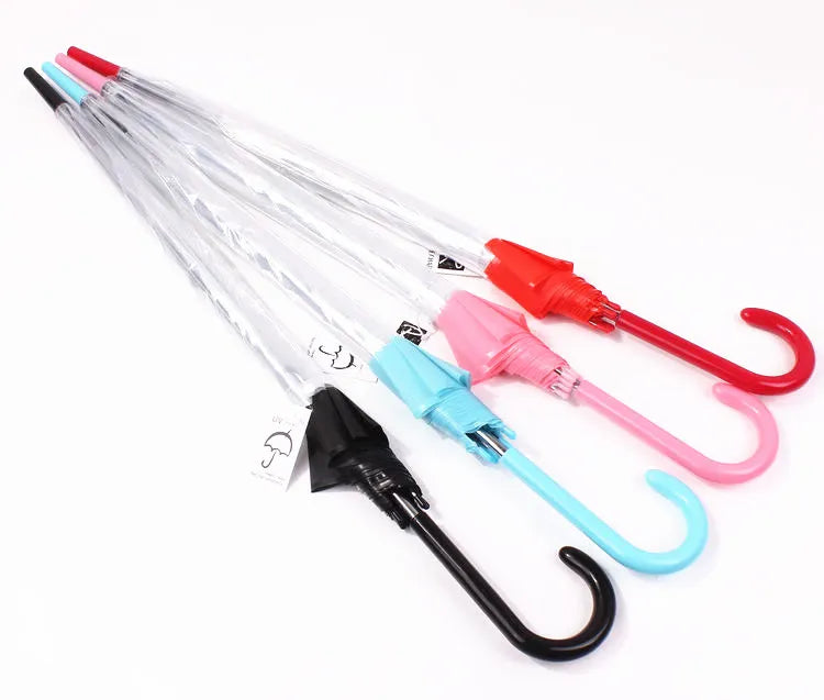 Ins Small Daisy clear Umbrella for Women Girls Paraguas Mujer Sombrillas Three Fold Travel Flower Transparent Umbrella