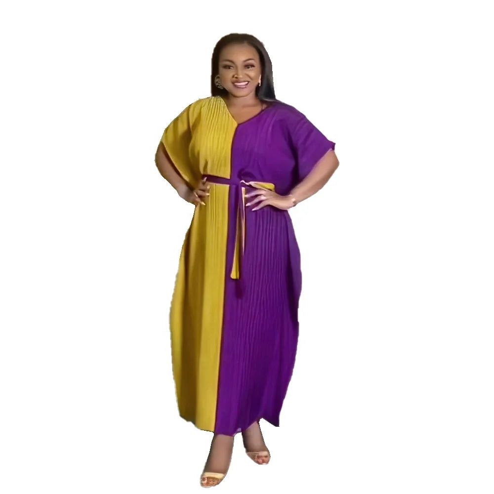 In-Stock Items African Ladies Dress Colorant Match African Long Party Dress Colorant Match Ankara Maxi Dress