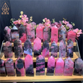 Hot Selling Nature Crystal Pink Tourmaline Point Healing Pink Crystal Quartz Points for Sell