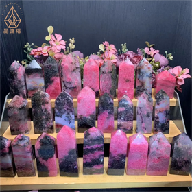 Hot Selling Nature Crystal Pink Tourmaline Point Healing Pink Crystal Quartz Points for Sell