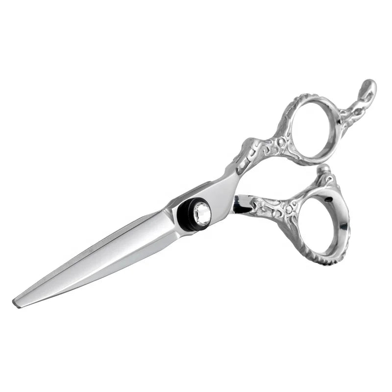 HUASIS 6.0 Inch CH06-60Z/V Stainless Steel Beauty Barber Scissors with 30 Teeth Medium Handle