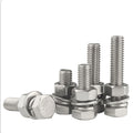 Bolt Nut 10 Stainless Steel 304 316 DIN931 Hex Cup Head Machine Bolt and Nut