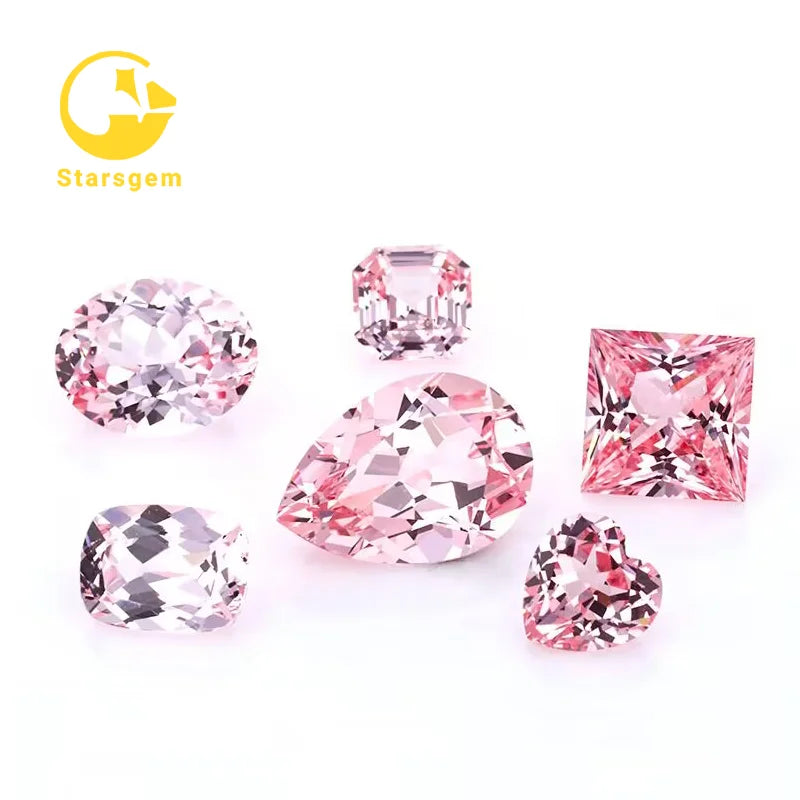 Starsgem Lab Created Sapphire Lovely Light Color Gemstone Sakura Lab Grown Pink Sapphire MegaBDM