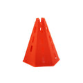 Adjustable Unbreakable PP Material Speed Training Agility Hurdles Cone Set in Green/Yellow Colors for Football Training