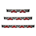 Indoor Household Mop and Broom Holder Aluminum Wall Mounted Tools Organizer Holder 3 Holders 4 Hooks