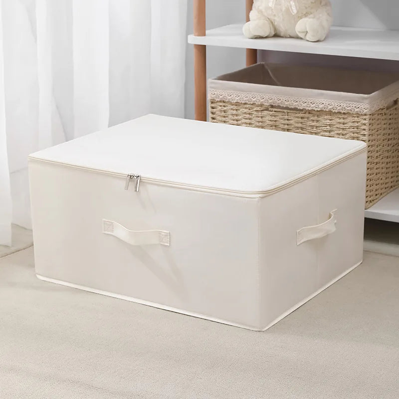 Wholesale High Quality Washable Oxford Cloth Foldable Dustproof Double Zippers Rectangle Modern Storage Box