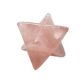 Huiying Bulk Wholesale Natural Carved Crystal Merkaba Engraved Mini Rose Quartz Crystal Merkaba