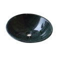 Modern Eco-Friendly Marble Oval Vessel Bathroom Sinks Hotel Use 4-Inch Faucet Hole 9L Capacity Counter-Mounted Polished