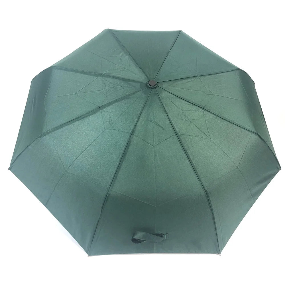 Ovida Green Umbrella 3 Folding Big Size Man Paraguas Payung Subway Windproof Umbrellas