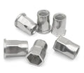 304 Stainless Steel Internal and External Hexagonal Blind Rivet Nuts Flat Head Small Countersunk Head Half Hexagonal Rivet Nut
