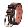 Fashion Mens Genuine Split Leather Belt Business Jeans Belt With Pin Buckle by Big Sale
