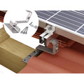 Wholesale SUS304 Stainless Steel Solar Roof Hook Easy Installation Tile Roof Solar Double Adjustable Hook