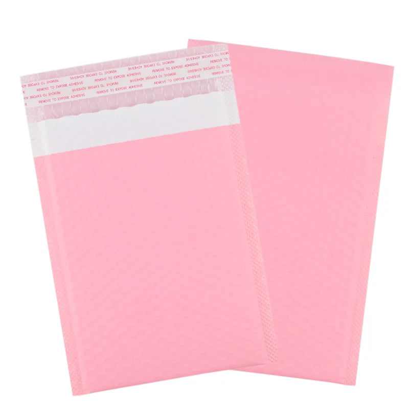 18*23+4cm Custom Logo Poly Bubble Mailers Padded Envelopes Shipping Bag for Cosmetic Shockproof Postage Packing