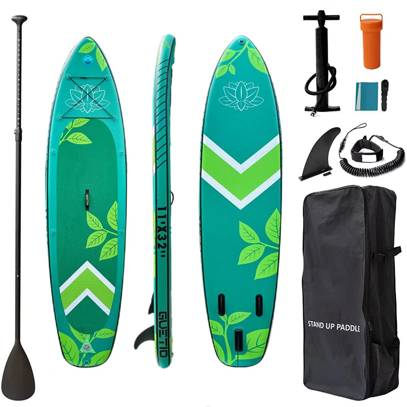 GUETIO Dropshipping OEM 11' Cheap Price sup Paddle Board Stand up Paddle Board Surfing Surf sup Board Isup Surfboard