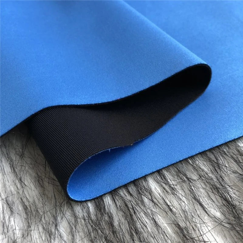 Amazon Hot Sale Polyester Spandex Knitted Double Face Composite Neoprene Fabric for Fashion Dress