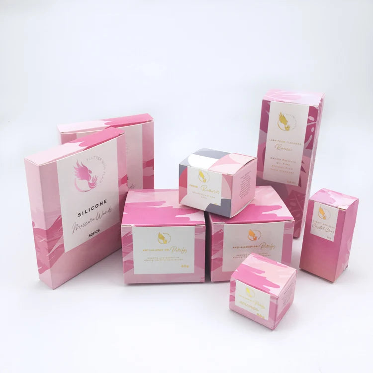 Custom Different Size Skincare Products Retail Cosmetic Gift Box Beauty Packaging Box Cosmetic