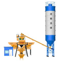 HZS25 High Performance Concrete Batching Plant Production Line with Fully Automatic Manual Semi-automatic Control PLC Motor Pump