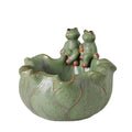 A Pair of Cute Frogs Ceramic Flower Pots Copper Coins Grass Narcissus Pots Water Lilies Bowls Lotus Succulents