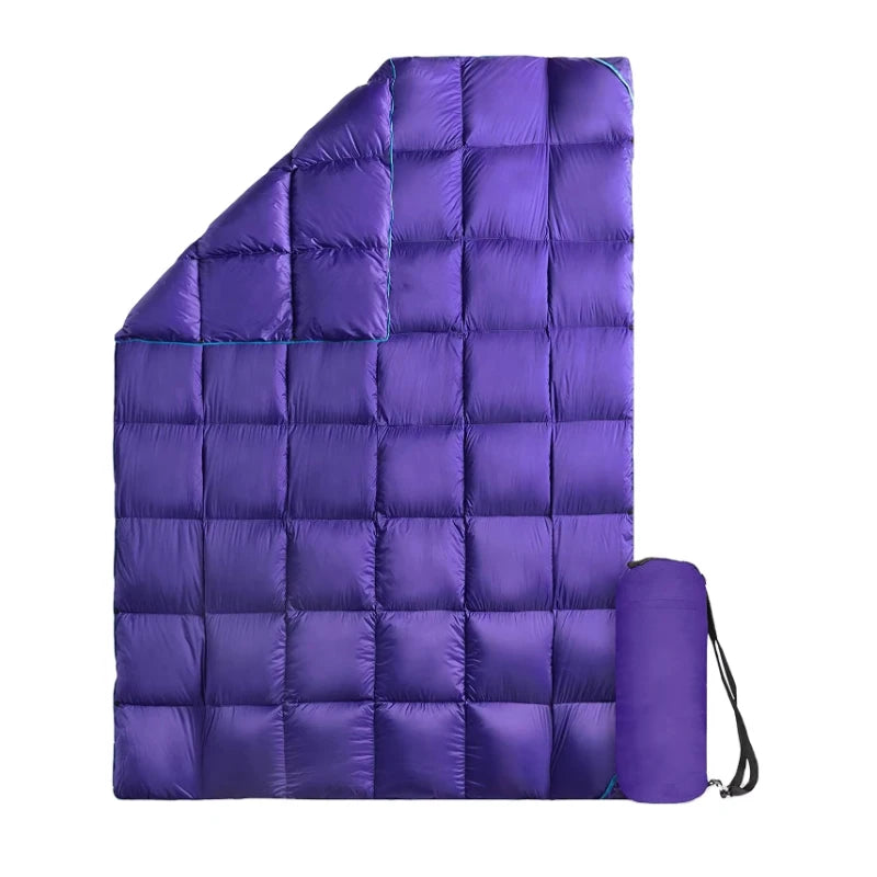 Woqi Outdoor Down Blankets Camping Blanket Travel Down Quilt Compact Waterproof