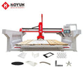 HOYUN Machinery 5axis Granite Sink Hole Cutting Carving Router Marble Cutter 5 Axis Bridge Saw Cnc Machines for Stone