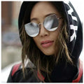 ADE WU STY-J1103M Classic Ocean Piece Trendy Sunglasses Retro Lady Metal Frame Cat Eye Sun Glasses Women UV400 Custom Wholesale