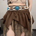 Handmade Woven Tassel Belt for Women Simple and Casual Bohemian Belts