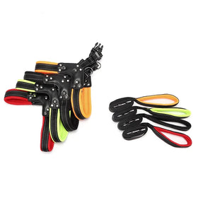 Pet Supplies Webbing Dog Collar Leash Lead Rope Dog Chain V Shape Harness