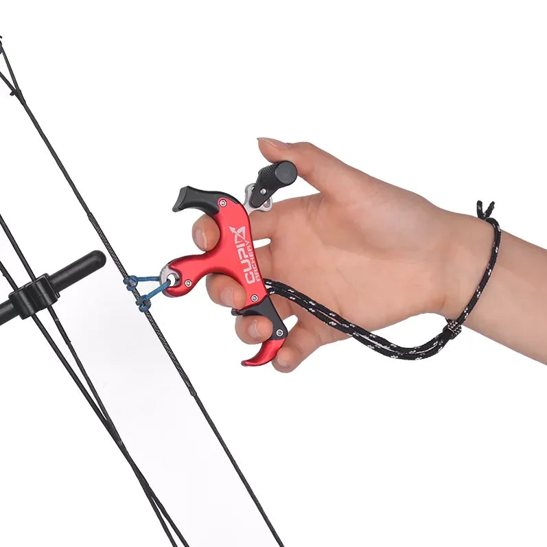 Archery Compound Bow Release 3 or 4 Fingers Thumb Release Aid Archery for Bow