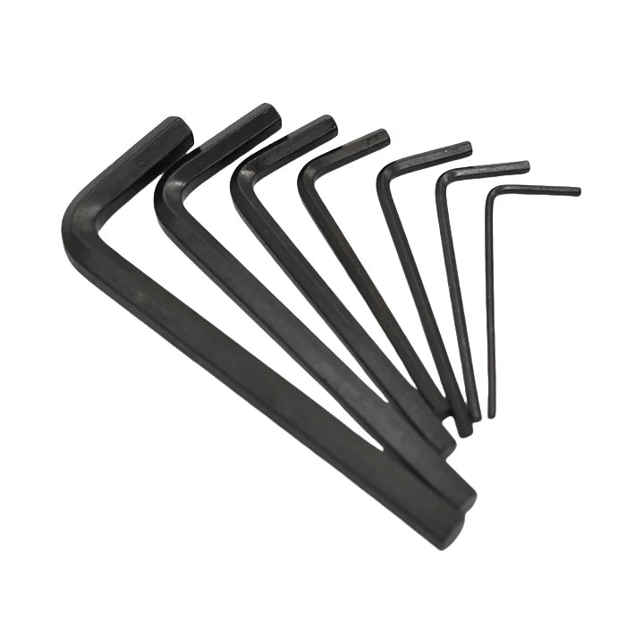 2.5mm 3mm 5mm Industrial Grade Metric Black Oxide L-Keys Hex Socket Wrench