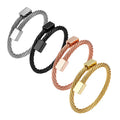New Trend Stainless Steel Wrap Bracelet Personalised Geometric Bracelet Fashion Accessories Wholesale