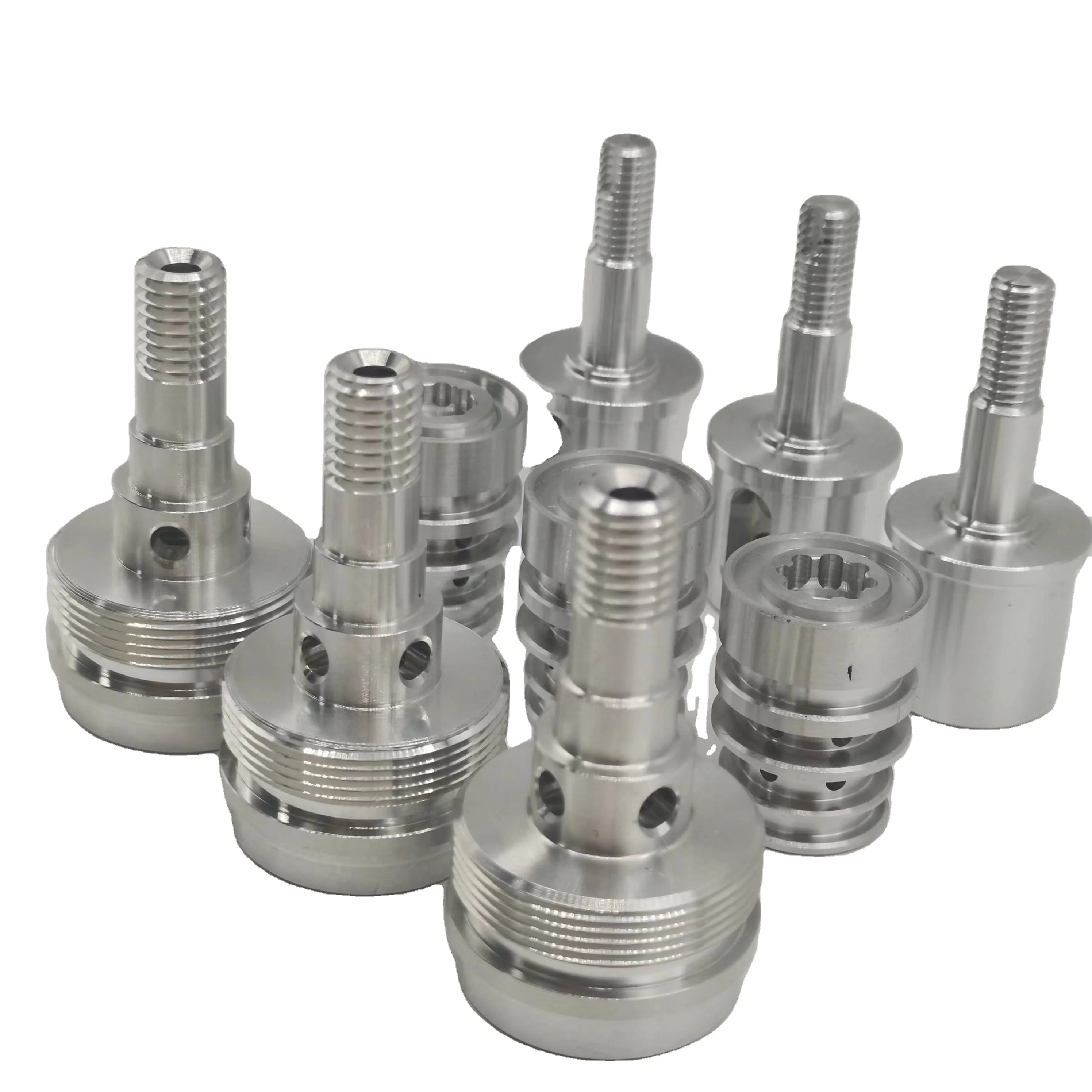 Customized 4-5 Axis CNC Machining Precision OEM Stainless Steel Aluminum Parts Wire EDM Broaching 3D Model Milling Sandblasted
