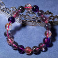 Wholesale Natural Crystal Bracelets Super Seven Crystal Jewelry Sea Vein Stone Red Vein Stone Bracelet Beads for Woman Gifts