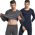 Autumn Winter Men's Thermal Underwear Breathable Pure Color Heated Long-John for Warmth