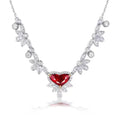 SGARIT Wholesale Dubai 18k Yellow Gold Bridal Jewelry 1.03ct Natural Luxury Gemstone Ruby Pendant Necklace Fine Jewellery OEM