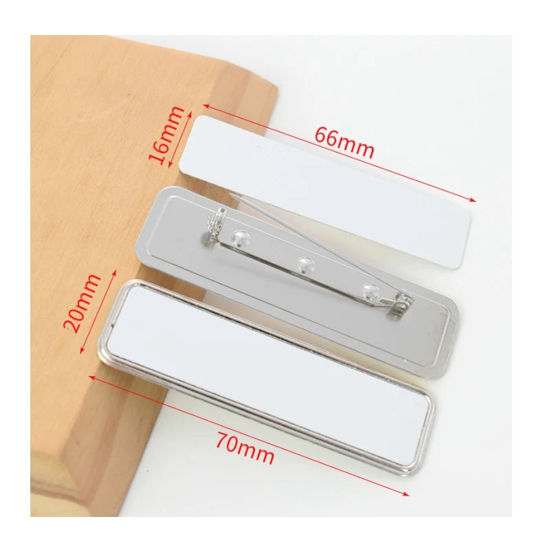 China Factory Price Custom Nametag Fancy Logo Gold Plated Name Badge Metal Name Badge Custom Name Tag